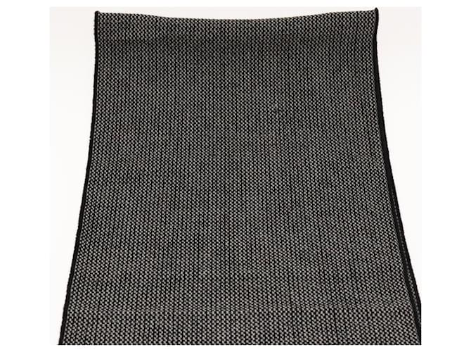 Sciarpa in lana nera VERSACE Auth am6943 Nero - vista 9