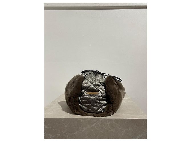 Cappelli LOUIS VUITTON T.Internazionale S Pelliccia Blu - vista 3