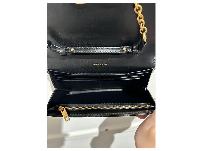 SAINT LAURENT Borse T. Pelle Nero - vista 7