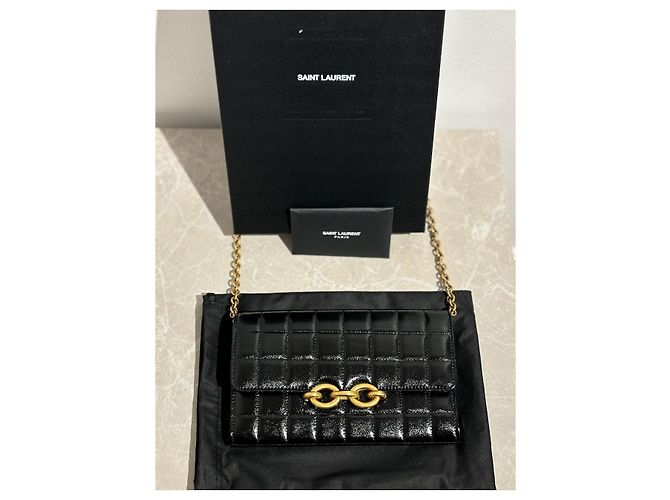 SAINT LAURENT Borse T. Pelle Nero - vista 8