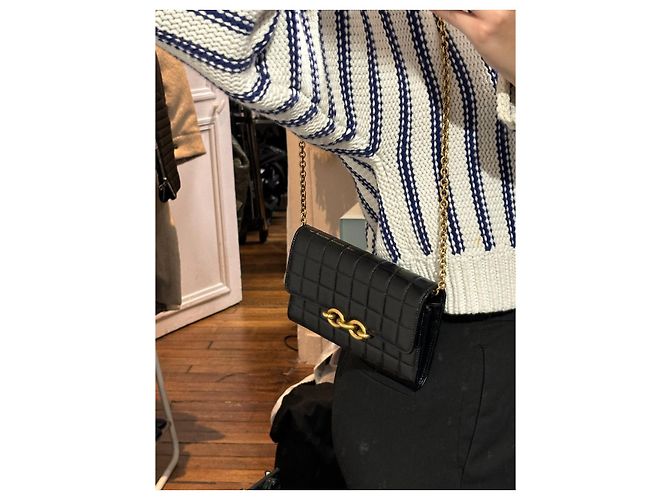 SAINT LAURENT Borse T. Pelle Nero - vista 9