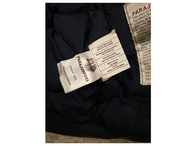 Giacca Parajumpers Blu Navy con Pelliccia - vista 10