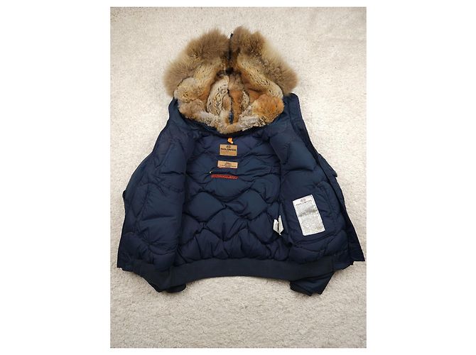 Giacca Parajumpers Blu Navy con Pelliccia - vista 12