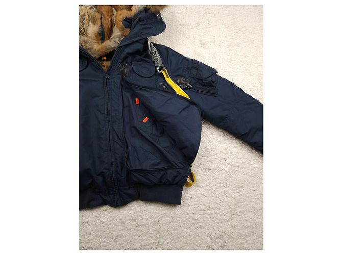 Giacca Parajumpers Blu Navy con Pelliccia - vista 14