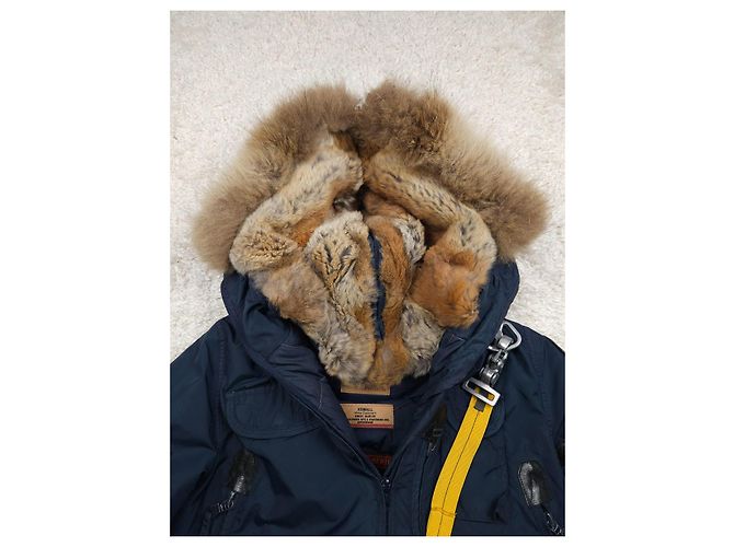 Giacca Parajumpers Blu Navy con Pelliccia - vista 4