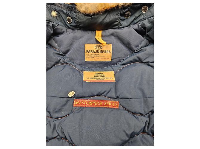 Giacca Parajumpers Blu Navy con Pelliccia - vista 6