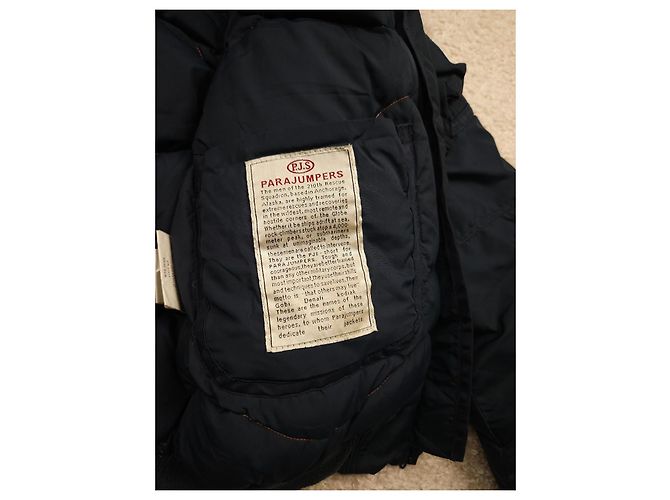 Giacca Parajumpers Blu Navy con Pelliccia - vista 7