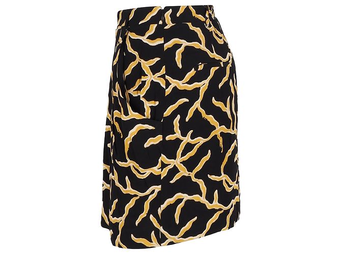 Falda Mini Impresa Clemy Ba&sh en Viscosa Negra Negro - vista 2