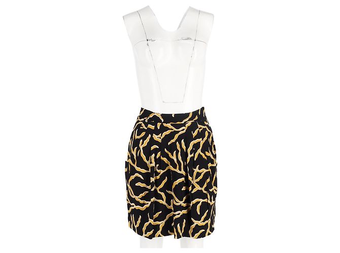 Falda Mini Impresa Clemy Ba&sh en Viscosa Negra Negro - vista 4
