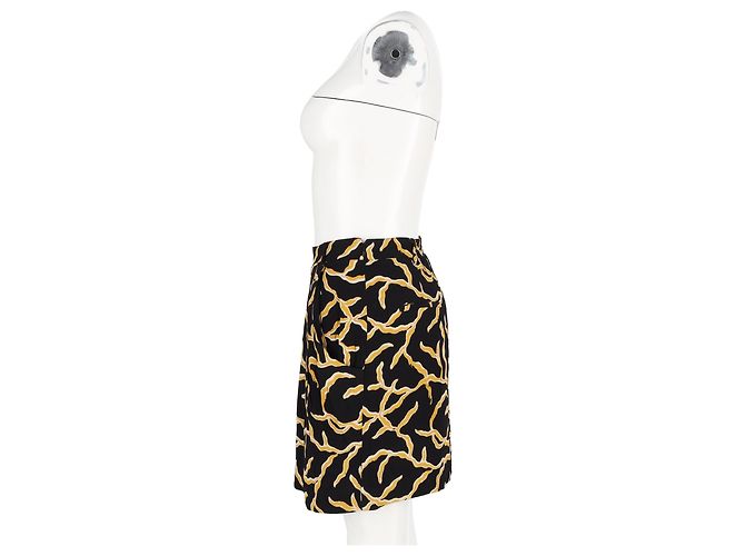 Falda Mini Impresa Clemy Ba&sh en Viscosa Negra Negro - vista 5
