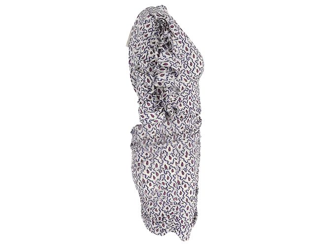 Abito mini stampato paisley di Isabel Marant in seta multicolore - vista 3
