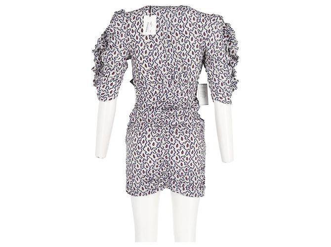 Abito mini stampato paisley di Isabel Marant in seta multicolore - vista 5