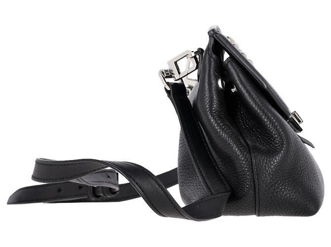 Bolsa transversal Marion Prisma com studs em couro preto de Alexander Wang - vista 2