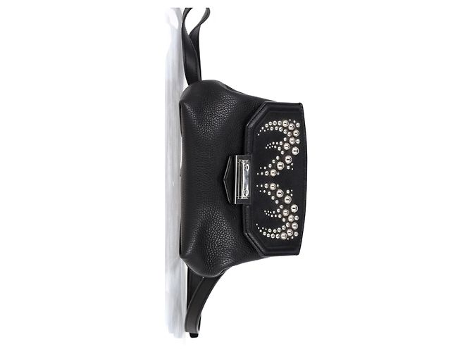 Bolsa transversal Marion Prisma com studs em couro preto de Alexander Wang - vista 9