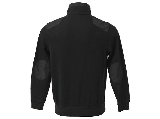 Schwarzer Wollpullover mit Balmain-Logo und verdrehten Knöpfen - Ansicht 3