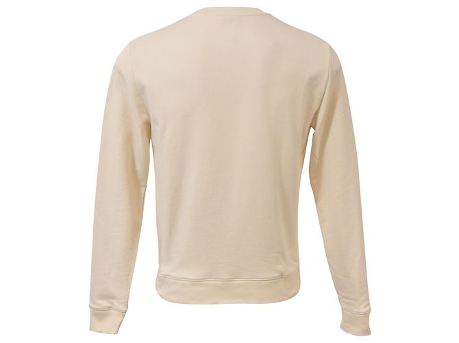 Sudadera con estampado gráfico de Saint Laurent en algodón amarillo pastel - vista 3