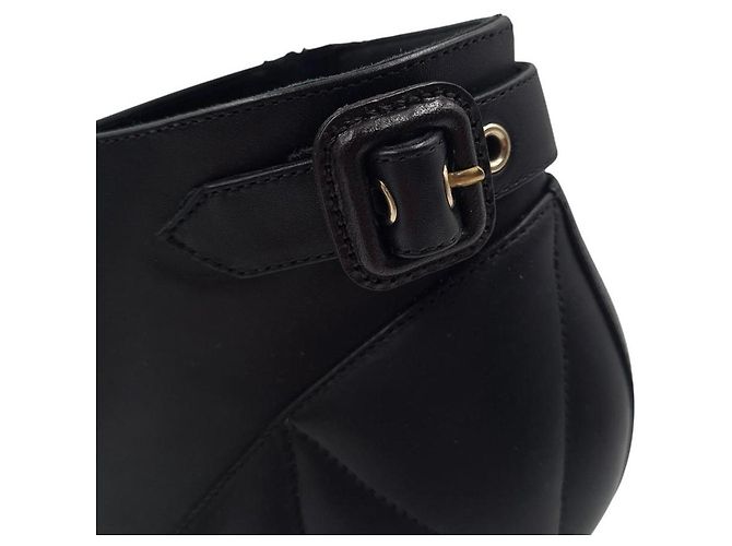 Stivaletti Burberry in pelle nera Nero - vista 9