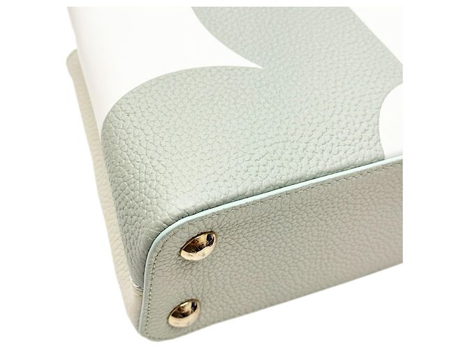 Borsa Capucines BB Louis Vuitton Bianco - vista 9