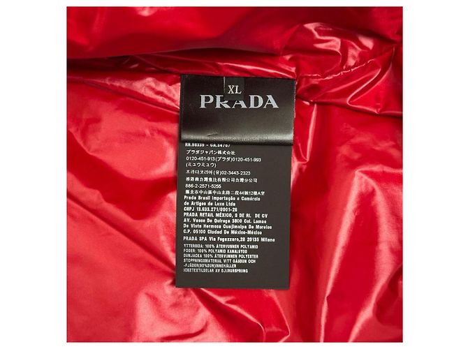 Rote Prada Pufferjacke - Ansicht 7