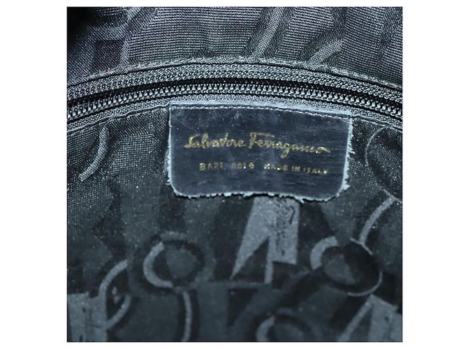 Borsa a Spalla Salvatore Ferragamo in Tela Marrone Oro Auth bs19110 D'oro - vista 14