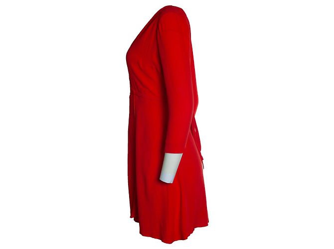 SéZane Sezane x LA dance project, Rotes Wickelkleid - Ansicht 2