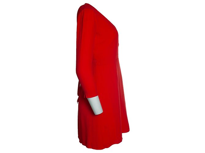 SéZane Sezane x LA dance project, Rotes Wickelkleid - Ansicht 4