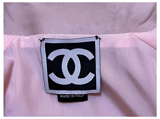 Chanel Leder Bikerjacke Größe 40IT Mehrfarben - Ansicht 5