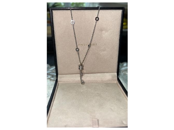 Bulgari BVLGARI B zero 1 collana oro bianco 18 carati - vista 3