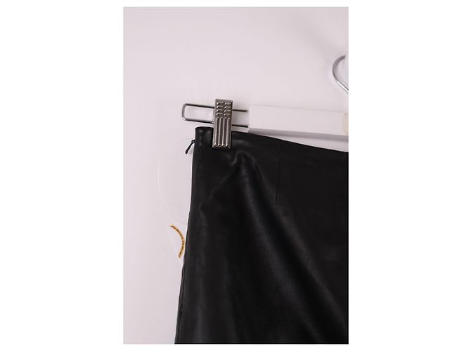 Leon & Harper Slim-Lederhosen Schwarz - Ansicht 4
