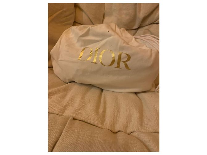 Borsa a spalla in pelle di vitello nera Christian Dior Nero - vista 4