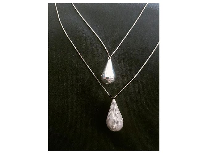 Autre Marque Collar de oro blanco 18 quilates 750 - vista 4