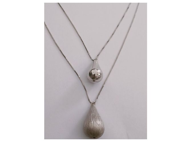 Autre Marque Collar de oro blanco 18 quilates 750 - vista 7