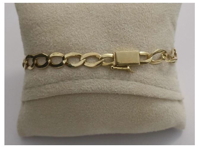 Autre Marque Bracciale a maglia in oro giallo 18 carati 750 - vista 10