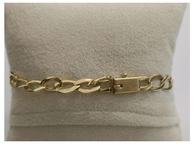 Autre Marque Bracciale a maglia in oro giallo 18 carati 750 - vista 11