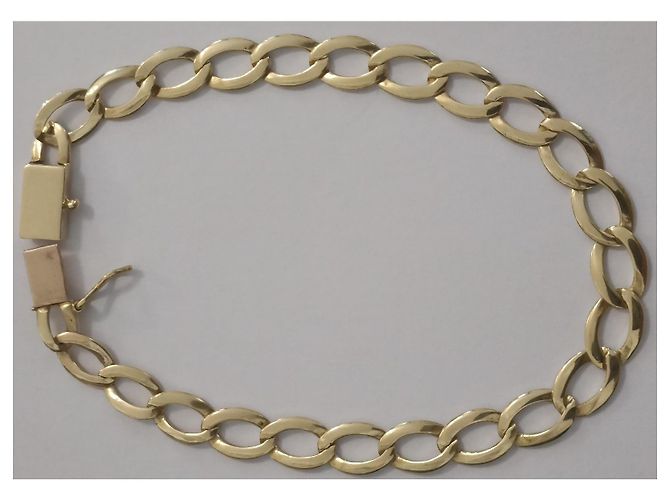 Autre Marque Bracciale a maglia in oro giallo 18 carati 750 - vista 13