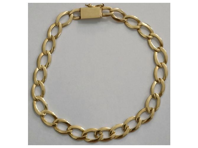 Autre Marque Bracciale a maglia in oro giallo 18 carati 750 - vista 3