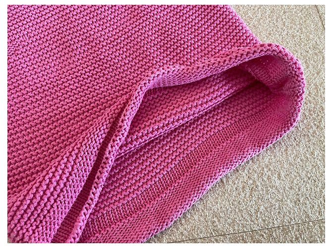Ärmelloser rosa Baumwollpullover Adolfo Dominguez Größe 34-36 Pink - Ansicht 6