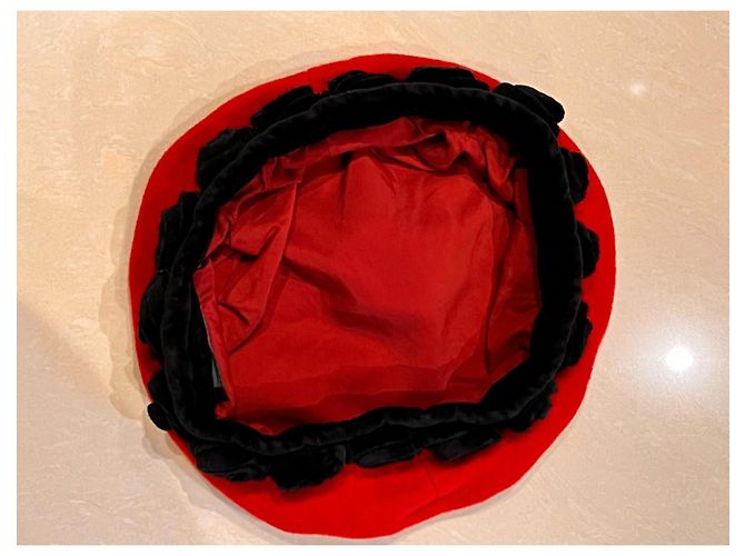 Autre Marque Liivia Leškin Hüte Mützen Handschuhe Rot - Ansicht 4