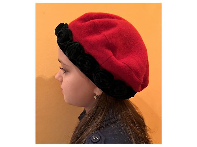 Autre Marque Liivia Leškin Hüte Mützen Handschuhe Rot - Ansicht 7