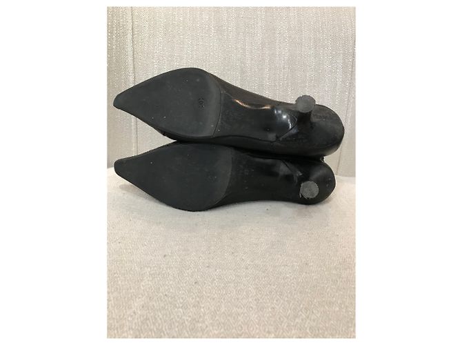 Botines CHANEL T.EU 37 Cuero Negro - vista 8