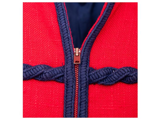 Autre Marque Set giacca e gonna vintage Collection Privée Rosso - vista 11