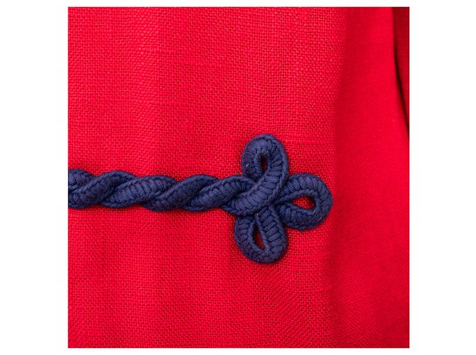 Autre Marque Set giacca e gonna vintage Collection Privée Rosso - vista 13
