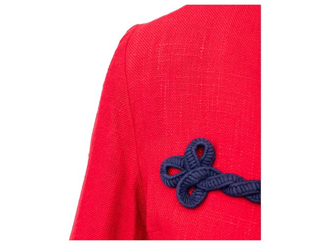 Autre Marque Set giacca e gonna vintage Collection Privée Rosso - vista 14