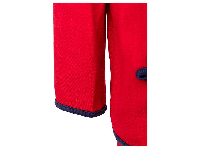 Autre Marque Set giacca e gonna vintage Collection Privée Rosso - vista 15