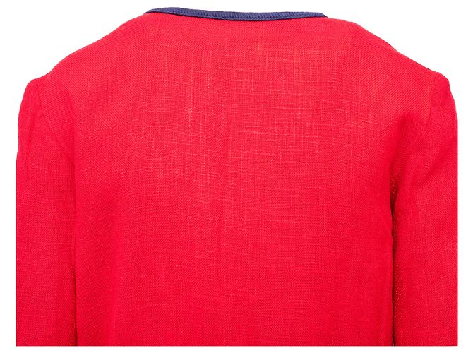 Autre Marque Set giacca e gonna vintage Collection Privée Rosso - vista 9