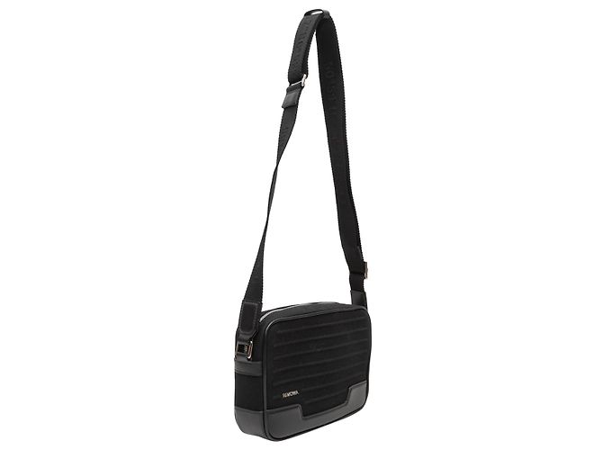 Borsa a tracolla in tela e pelle Rimowa nera Nero - vista 2