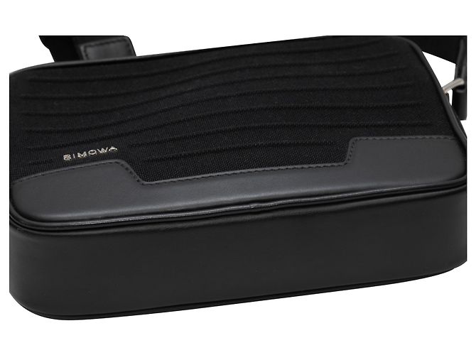Borsa a tracolla in tela e pelle Rimowa nera Nero - vista 4