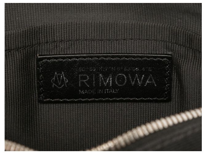 Borsa a tracolla in tela e pelle Rimowa nera Nero - vista 5