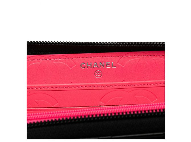 Cambon CHANEL Purses, wallets & cases T.  Leather Black - view 6