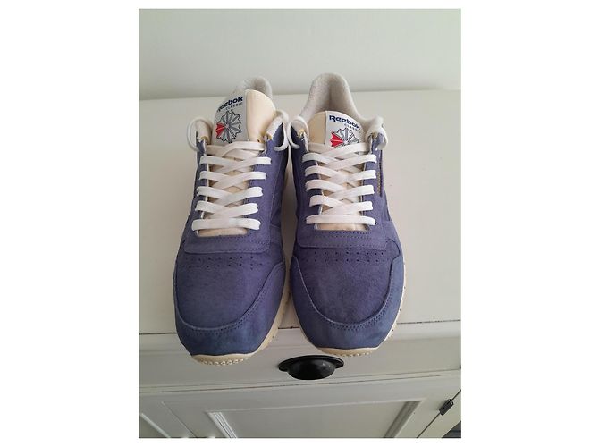 Reebok CL LEATHER CLEAN UJ Bleu - vue 4